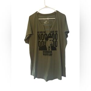 Dunder Mifflin Olive Green Women's Tee